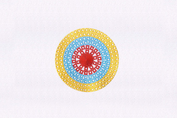 Boxes Circle Quilting Design for Etsy Sellers