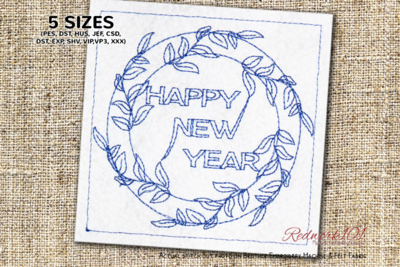 Charming Floral Wreath for New Year Gifts