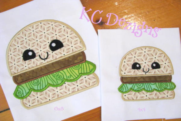 Cheat Day Hamburger Applique Design Review for Seasonal Selling