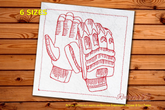 Cricket Hand Gloves: A Classic Embroidery Design for Personalized Gifts