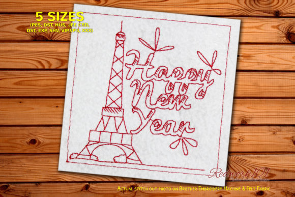 Eiffel Tower New Year Destination Design