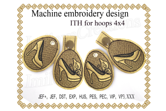 Evaluating the Butterfly Shoe Key Fob Embroidery Design