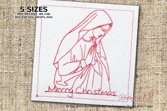 Merry Christmas Design: A Premium Embroidery Choice