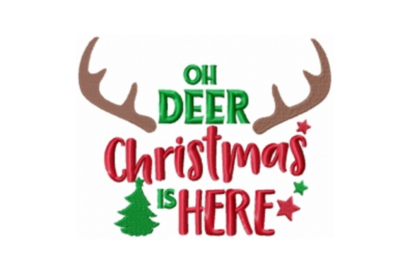 Oh Deer Christmas is Here: A Festive Embroidery Review