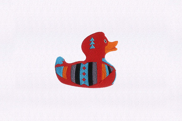 Quacking Up the Holidays: The Duck Embroidery Design