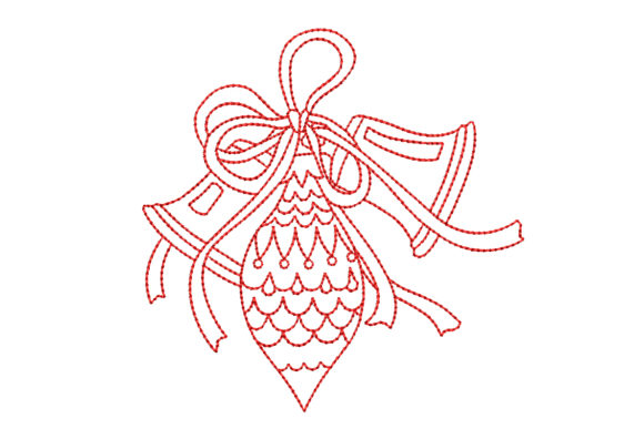 Redwork Christmas Ornament: A Designer's Holiday Review